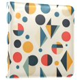 thumbnail image 1 of FORMRS 3 Ring Photo Album 4"x6" Self Adhesive Large Capacity PU Leather Cover, Red Geometric, 1 of 8