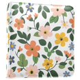 thumbnail image 1 of FORMRS 3 Ring Photo Album 4"x6" Self Adhesive Large Capacity PU Leather Cover, Retro Colorful Flowers, 1 of 8