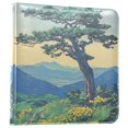 thumbnail image 1 of FORMRS 3 Ring Photo Album 4"x6" Self Adhesive Large Capacity PU Leather Cover, Retro Mountain, 1 of 8