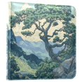 thumbnail image 1 of FORMRS 3 Ring Photo Album 4"x6" Self Adhesive Large Capacity PU Leather Cover, Retro Tree, 1 of 8