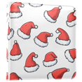 thumbnail image 1 of FORMRS 3 Ring Photo Album 4"x6" Self Adhesive Large Capacity PU Leather Cover, Santa Hats Pattern, 1 of 8