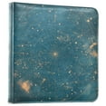thumbnail image 1 of FORMRS 3 Ring Photo Album 4"x6" Self Adhesive Large Capacity PU Leather Cover, Star Map, 1 of 8