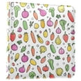 thumbnail image 1 of FORMRS 3 Ring Photo Album 4"x6" Self Adhesive Large Capacity PU Leather Cover, Various Vegetables Pattern, 1 of 8