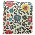 thumbnail image 1 of FORMRS 3 Ring Photo Album 4"x6" Self Adhesive Large Capacity PU Leather Cover, Vibrant Floral, 1 of 8