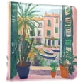 thumbnail image 1 of FORMRS 3 Ring Photo Album 4"x6" Self Adhesive Large Capacity PU Leather Cover, Window Scene, 1 of 8