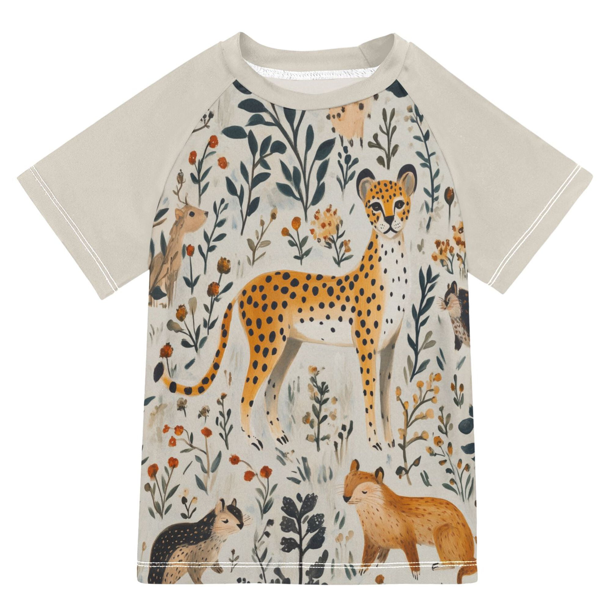 FORMRS Boys Rash Guard Short Sleeves Swim Shirt Quick Dry UPF 50+ Sun ...