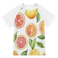 thumbnail image 1 of FORMRS Boys Rash Guard with Short Sleeves UPF 50+ Swim Shirts Sizes 3-12T, Candy Orange, 1 of 6