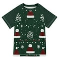 thumbnail image 1 of FORMRS Boys Rash Guard with Short Sleeves UPF 50+ Swim Shirts Sizes 3-12T, Christmas Santa Hats, 1 of 6