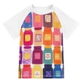 thumbnail image 1 of FORMRS Boys Rash Guard Short Sleeves Swim Shirt Quick Dry UPF 50+ Sun Protection, Sizes 3-12T, Colorful Jars, 1 of 6