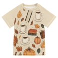 thumbnail image 1 of FORMRS Boys Rash Guard Short Sleeves Swim Shirt Quick Dry UPF 50+ Sun Protection, Sizes 3-12T, Fall Book, 1 of 6