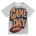 thumbnail image 1 of FORMRS Boys Rash Guard Short Sleeves Swim Shirt Quick Dry UPF 50+ Sun Protection, Sizes 3-12T, Game Day, 1 of 6