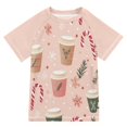 thumbnail image 1 of FORMRS Boys Rash Guard with Short Sleeves UPF 50+ Swim Shirts Sizes 3-12T, Hand Drawn Cups, 1 of 6