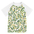 thumbnail image 1 of FORMRS Boys Rash Guard Short Sleeves Swim Shirt Quick Dry UPF 50+ Sun Protection, Sizes 3-12T, Olive Leaf, 1 of 6