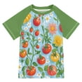 thumbnail image 1 of FORMRS Boys Rash Guard with Short Sleeves UPF 50+ Swim Shirts Sizes 3-12T, Various Tomatoes, 1 of 6