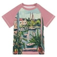 thumbnail image 1 of FORMRS Boys Rash Guard with Short Sleeves UPF 50+ Swim Shirts Sizes 3-12T, Window Plants, 1 of 6
