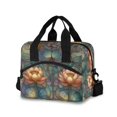 thumbnail image 1 of FORMRS Reusable Lunch Bag for Work School Leakproof Insulated Cooler with Adjustable Shoulder Strap, Abstract Water Lilies Pattern, 1 of 6