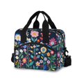 thumbnail image 1 of FORMRS Reusable Lunch Bag for Work School Leakproof Insulated Cooler with Adjustable Shoulder Strap, Bloom Flowers, 1 of 6