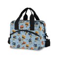 thumbnail image 1 of FORMRS Reusable Lunch Bag for Work School Leakproof Insulated Cooler with Adjustable Shoulder Strap, Cartoon Hockey Pattern, 1 of 6