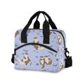 thumbnail image 1 of FORMRS Reusable Lunch Bag for Work School Leakproof Insulated Cooler with Adjustable Shoulder Strap, Cartoon Otters Pattern, 1 of 6