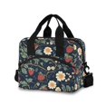 thumbnail image 1 of FORMRS Reusable Lunch Bag for Work School Leakproof Insulated Cooler with Adjustable Shoulder Strap, Floral Raspberry Pattern, 1 of 6
