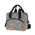 thumbnail image 1 of FORMRS Reusable Lunch Bag for Work School Leakproof Insulated Cooler with Adjustable Shoulder Strap, Gray Halloween Dancing, 1 of 6