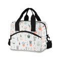 thumbnail image 1 of FORMRS Reusable Lunch Bag for Work School Leakproof Insulated Cooler with Adjustable Shoulder Strap, Green Garden Pattern, 1 of 6