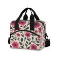 thumbnail image 1 of FORMRS Reusable Lunch Bag for Work School Leakproof Insulated Cooler with Adjustable Shoulder Strap, Pink Flowers, 1 of 6