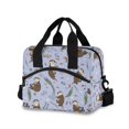 thumbnail image 1 of FORMRS Reusable Lunch Bag for Work School Leakproof Insulated Cooler with Adjustable Shoulder Strap, Purple Otters Pattern, 1 of 6