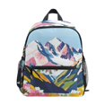 thumbnail image 1 of FORMRS School Backpack with Front Zippered Pocket 12" Student Travel Daypack, Abstract Mountain, 1 of 6