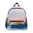 thumbnail image 1 of FORMRS School Backpack with Front Zippered Pocket 12" Student Travel Daypack, Abstract Painting, 1 of 6