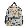 thumbnail image 1 of FORMRS School Backpack with Front Zippered Pocket 12" Student Travel Daypack, Acorn Leaves Pattern, 1 of 6