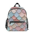 thumbnail image 1 of FORMRS School Backpack with Front Zippered Pocket 12" Student Travel Daypack, Art Pattern, 1 of 6