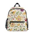 thumbnail image 1 of FORMRS School Backpack with Front Zippered Pocket 12" Student Travel Daypack, Birds Tea Time, 1 of 6