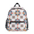 thumbnail image 1 of FORMRS School Backpack with Front Zippered Pocket 12" Student Travel Daypack, Blue Abstract Pattern, 1 of 6