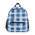 thumbnail image 1 of FORMRS School Backpack with Front Zippered Pocket 12" Student Travel Daypack, Blue Plain, 1 of 6