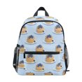 thumbnail image 1 of FORMRS Kids School Backpack with Front Zippered Pocket 12" Student Travel Daypack, Blueberry Pancake Pattern, 1 of 6