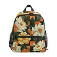 thumbnail image 1 of FORMRS School Backpack with Front Zippered Pocket 12" Student Travel Daypack, Bright Floral, 1 of 6