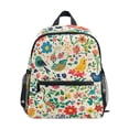 thumbnail image 1 of FORMRS Kids School Backpack with Front Zippered Pocket 12" Student Travel Daypack, Cartoon Animals, 1 of 6