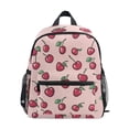 thumbnail image 1 of FORMRS School Backpack with Front Zippered Pocket 12" Student Travel Daypack, Cherries Pattern, 1 of 6