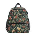 thumbnail image 1 of FORMRS School Backpack with Front Zippered Pocket 12" Student Travel Daypack, Christmas Bows, 1 of 6