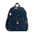 thumbnail image 1 of FORMRS School Backpack with Front Zippered Pocket 12" Student Travel Daypack, Christmas Whimsy, 1 of 6