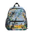 thumbnail image 1 of FORMRS School Backpack with Front Zippered Pocket 12" Student Travel Daypack, Colorful Leaves, 1 of 6