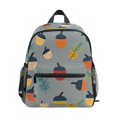 thumbnail image 1 of FORMRS School Backpack with Front Zippered Pocket 12" Student Travel Daypack, Cute Acorns Pattern, 1 of 6