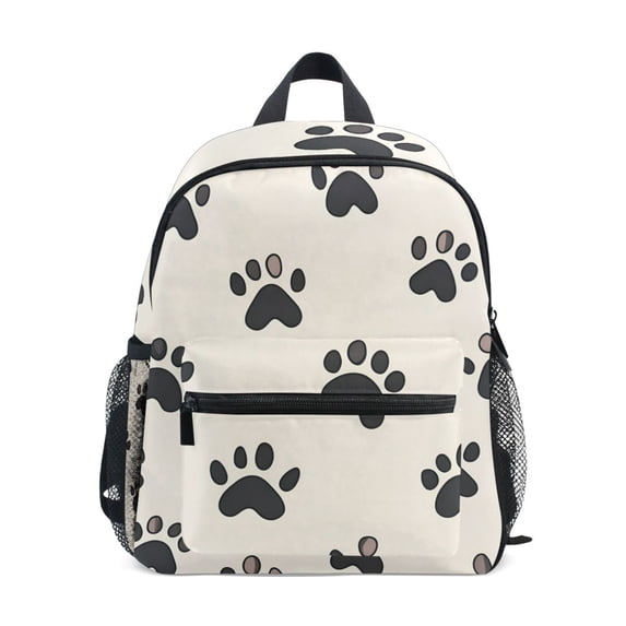 FORMRS School Backpack with Front Zippered Pocket 12" Student Travel Daypack, Cute Cat Paw
