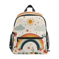 thumbnail image 1 of FORMRS School Backpack with Front Zippered Pocket 12" Student Travel Daypack, Cute Rainbow, 1 of 6