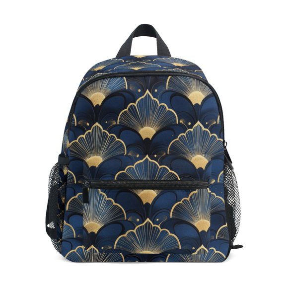 FORMRS School Backpack with Front Zippered Pocket 12" Student Travel Daypack, Elegance Art Pattern