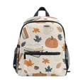 thumbnail image 1 of FORMRS School Backpack with Front Zippered Pocket 12" Student Travel Daypack, Fall Books, 1 of 6