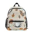 thumbnail image 1 of FORMRS School Backpack with Front Zippered Pocket 12" Student Travel Daypack, Fall Coffee, 1 of 6