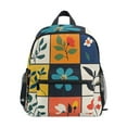 thumbnail image 1 of FORMRS School Backpack with Front Zippered Pocket 12" Student Travel Daypack, Floral Patterns, 1 of 6