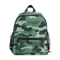 thumbnail image 1 of FORMRS School Backpack with Front Zippered Pocket 12" Elementary Student Travel Daypack, Forest Camouflage Pattern, 1 of 6